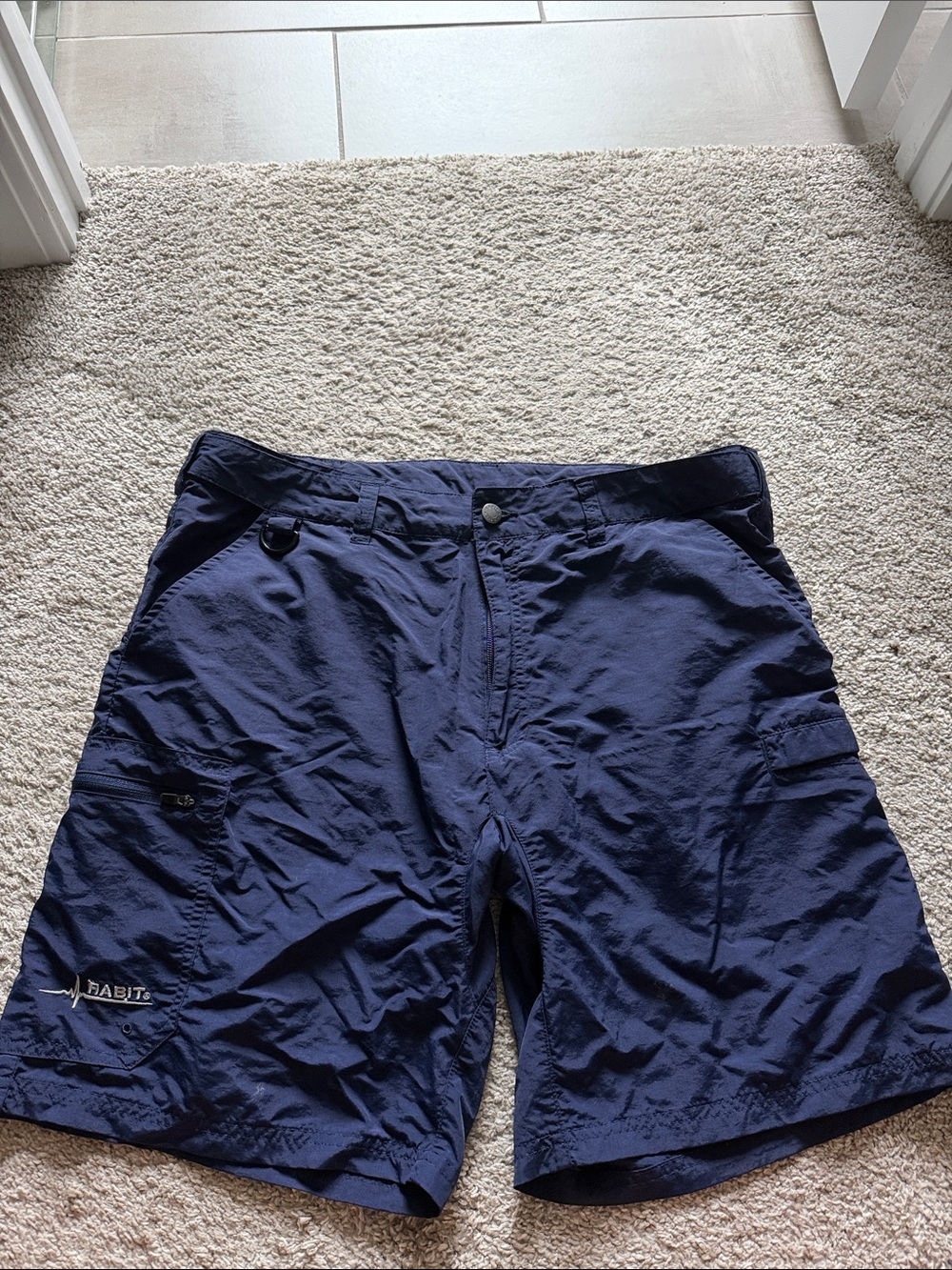Men's Navy Fishing Shorts